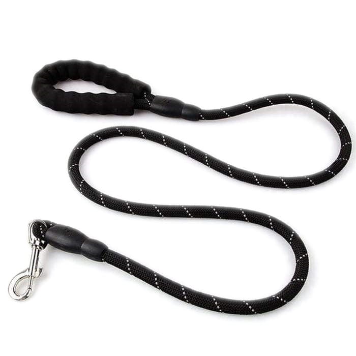 Dogs and Cats Boutique 10 Black / S Anti-handle Dog Reflective Leash