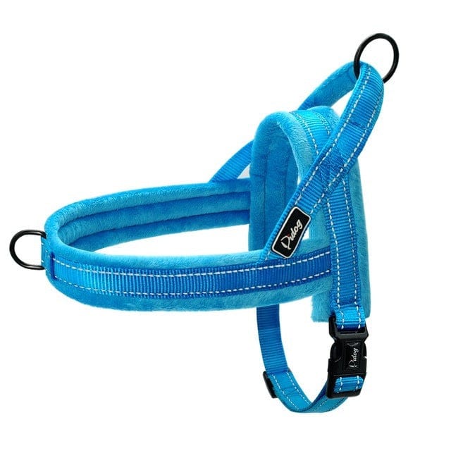 Dogs and Cats Boutique 11 Blue / L No Pull Dog Harness Leash Large Dog Pet Vest Padded Strap (To Get Done)