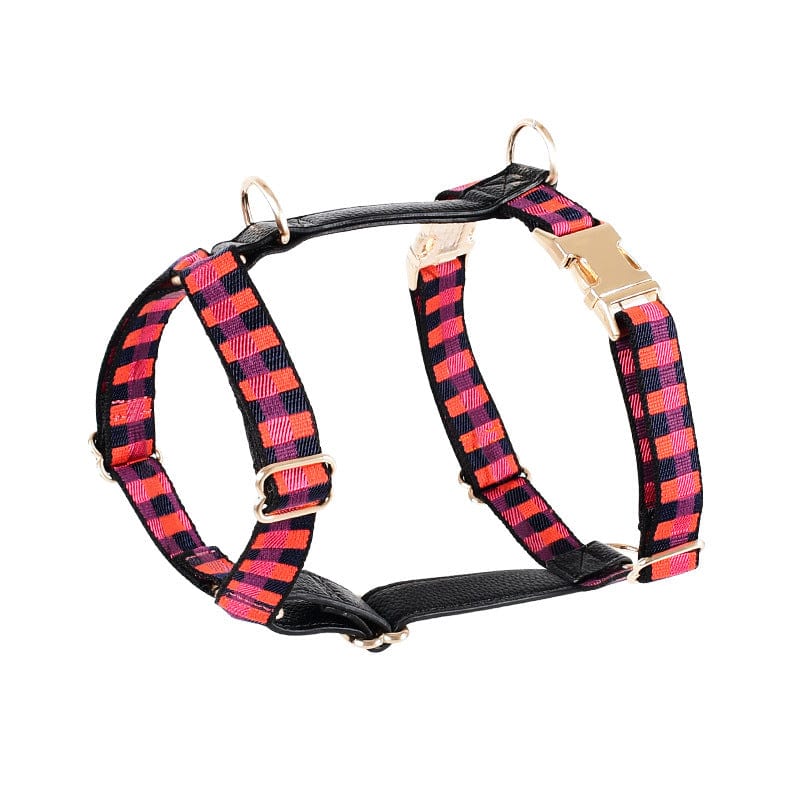 Dogs and Cats Boutique 11 Chest Strap Red / M I-shaped Pet Chest Harness Traction Rope (To Get Done)