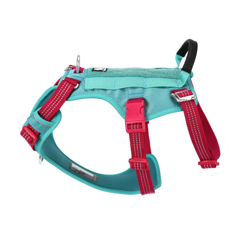 Dogs and Cats Boutique 11 Cyan / M Dog Traction Rope Chest Strap (To Get Done)