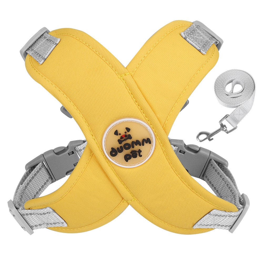 Dogs and Cats Boutique 11 Yellow / L Pet Dog Breathable Chest Strap Reflective Hand Holding Rope (To Get Done)