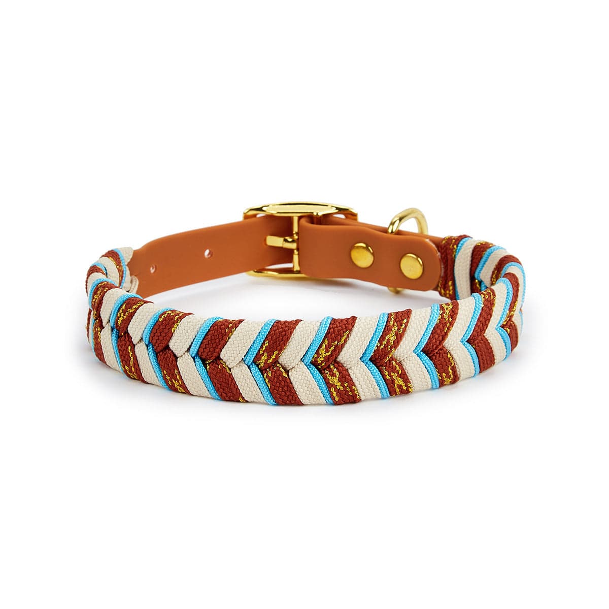 Dogs and Cats Boutique 12 Caramel Mocha / S Pet Collar Metal Buckle Dog Collar Traction (To Get Done)