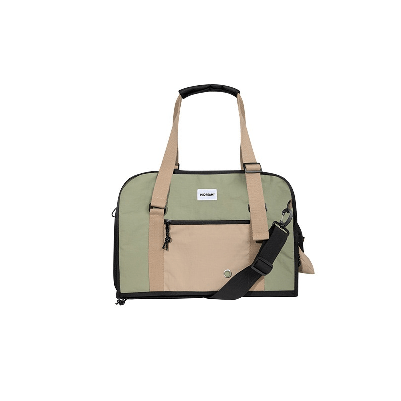 Dogs and Cats Boutique 13 45x20x32cm / Olive Green Outdoor Portable One-shoulder Crossbody Breathable Light Canvas Cat Bag Pet Bag (To Get Done)