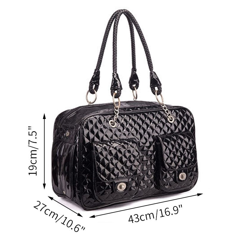 Dogs and Cats Boutique 13 Black Portable pet bag (To Get Done)