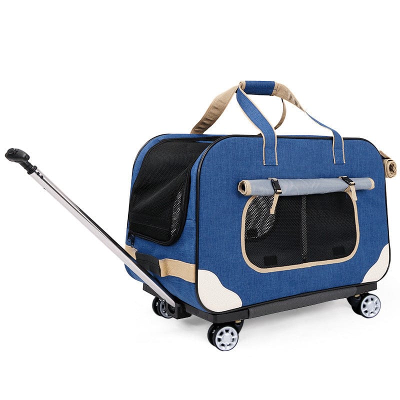 Dogs and Cats Boutique 13 Blue / Foldable Windproof Travel Foldable Silent Wheel (To Get Done)