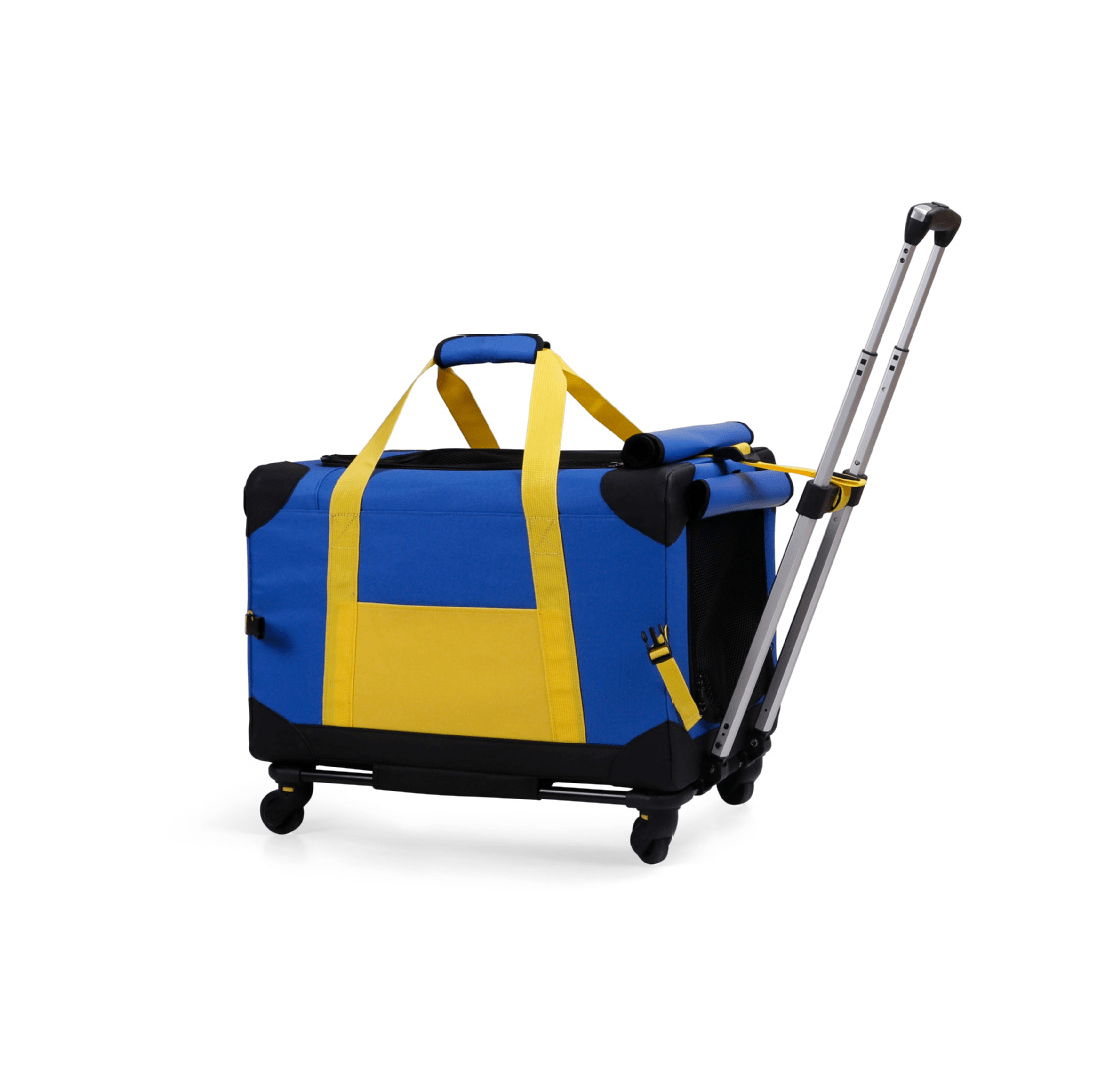 Dogs and Cats Boutique 13 Blue Pet Trolley Bag Carry Case For Out Vehicle-mounted Box (To Get Done)