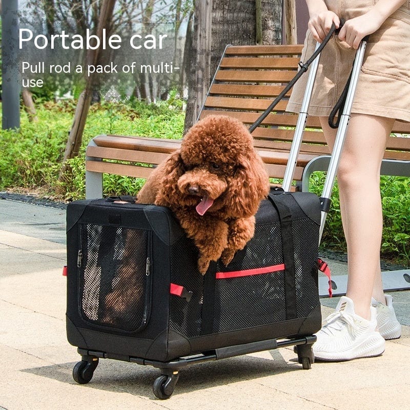 Dogs and Cats Boutique 13 Pet Trolley Bag Carry Case For Out Vehicle-mounted Box (To Get Done)