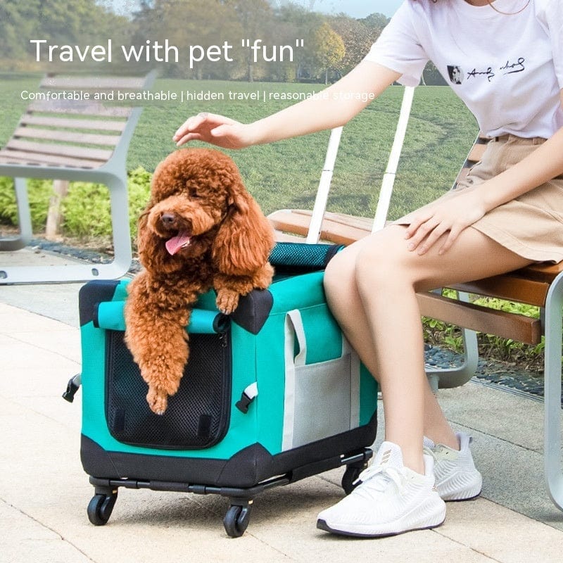 Dogs and Cats Boutique 13 Pet Trolley Bag Carry Case For Out Vehicle-mounted Box (To Get Done)