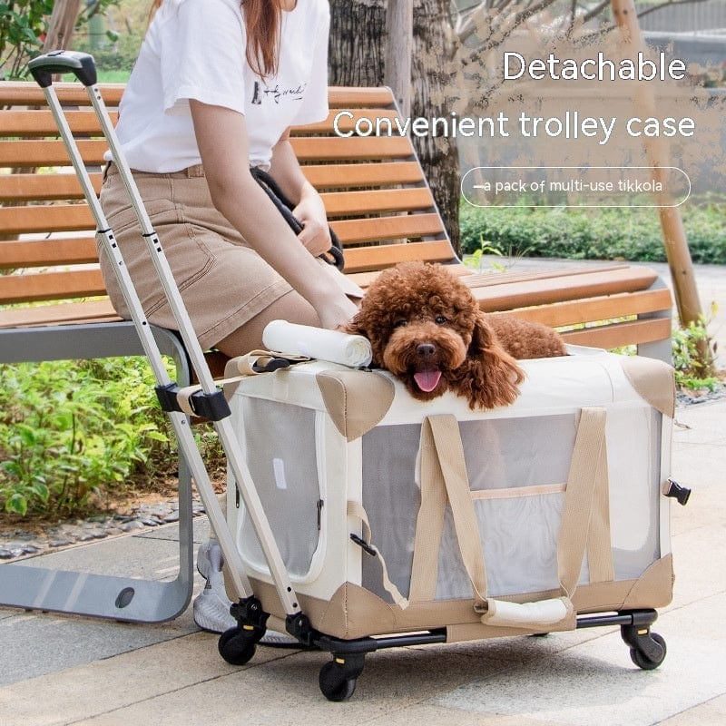 Dogs and Cats Boutique 13 Pet Trolley Bag Carry Case For Out Vehicle-mounted Box (To Get Done)