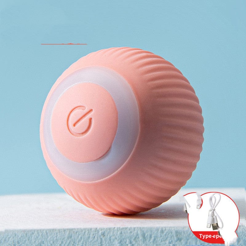 Dogs and Cats Boutique 15 Rolling Ball Pink / USB Rechargeable USB Rechargeable Gravity Electric Rolling Ball Electric Cat Toy (To Get Done)