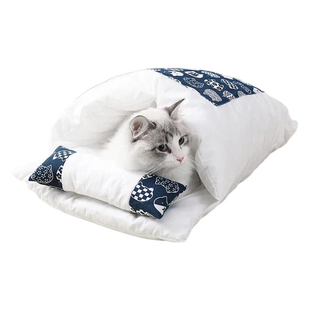 Dogs and Cats Boutique 16 Cat Sleeping Bag Fairy Cat Litter Wind Semi-Closed Autumn And Winter Warm Cat Kennel (To Get Done)