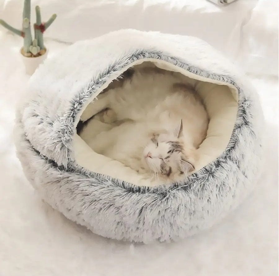 Dogs and Cats Boutique 16 SnuggleNest Plush Cave Cat Bed