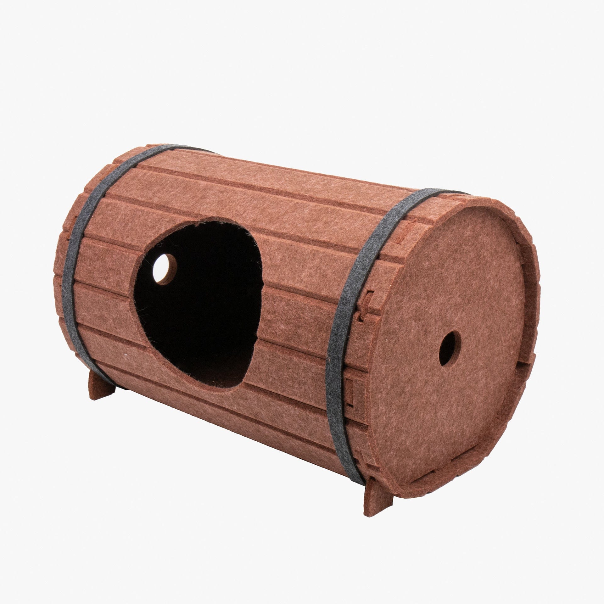 Dogs and Cats Boutique 16 Wine Barrel Pet Bed Assembled Wine Barrel Pet Bed Felt Board Cat Nest (To Get Done)