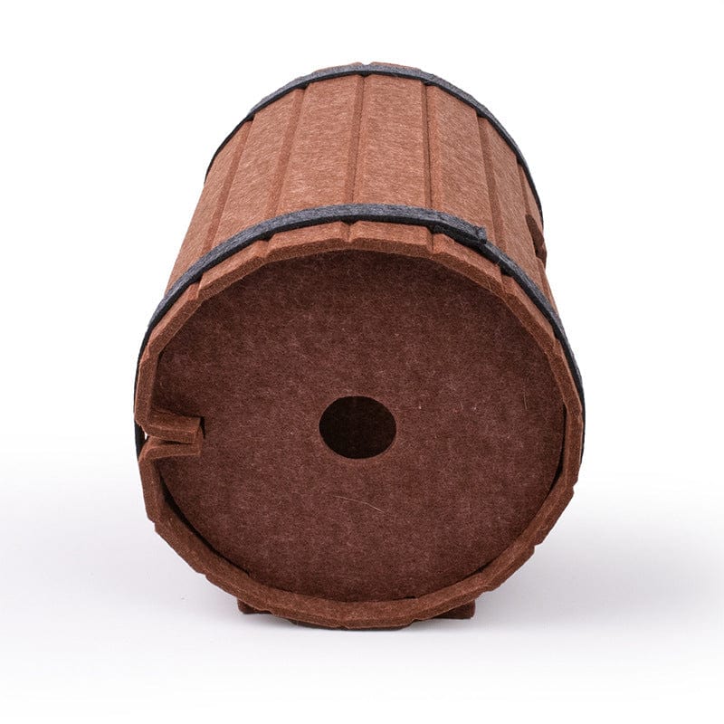 Dogs and Cats Boutique 16 Wine Barrel Pet Bed Assembled Wine Barrel Pet Bed Felt Board Cat Nest (To Get Done)