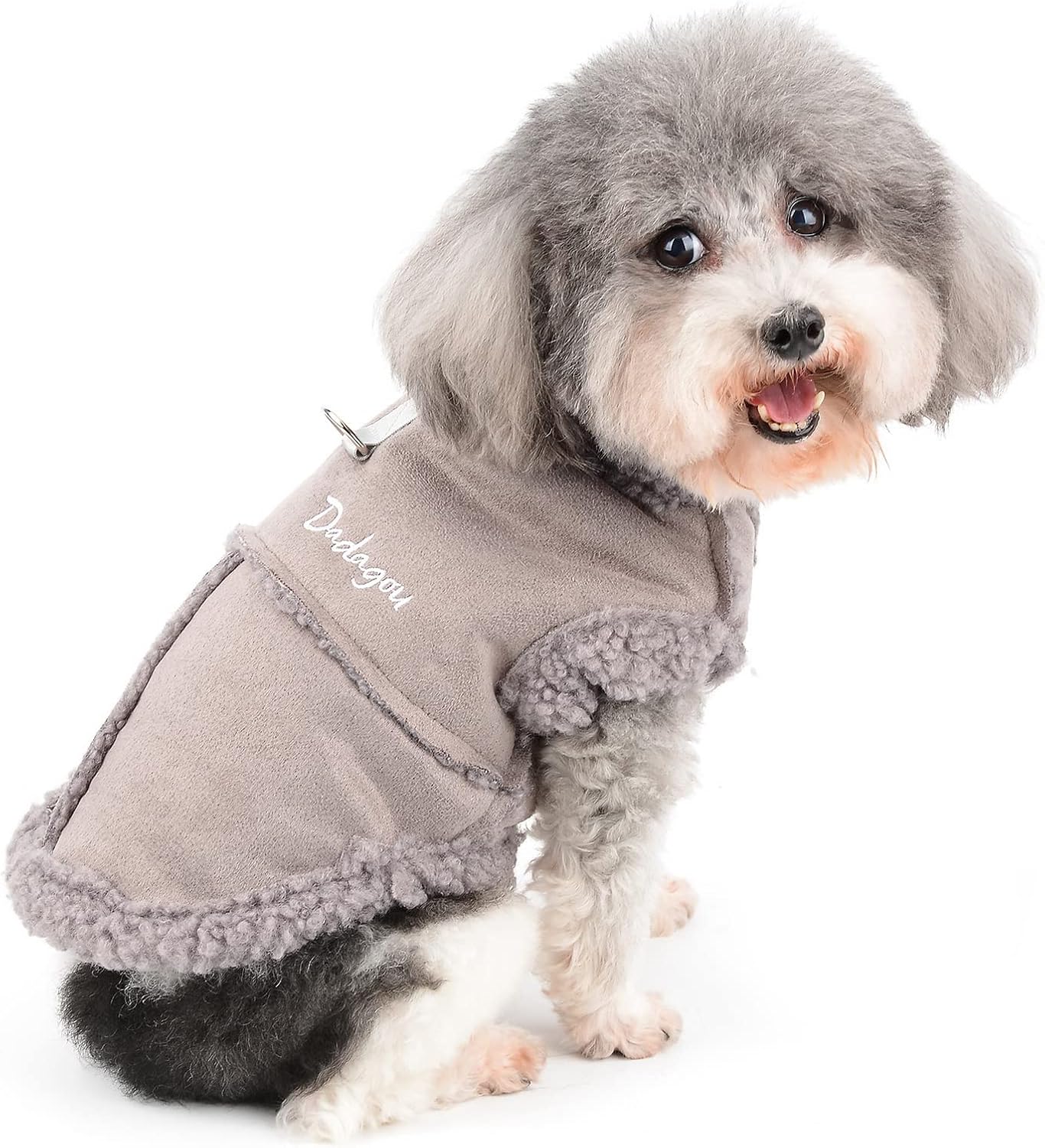 Dogs and Cats Boutique 5 Dog Clothes Autumn And Winter Clothes Cat Padded Coat Vest Peach Skin Velvet (To Get Done)