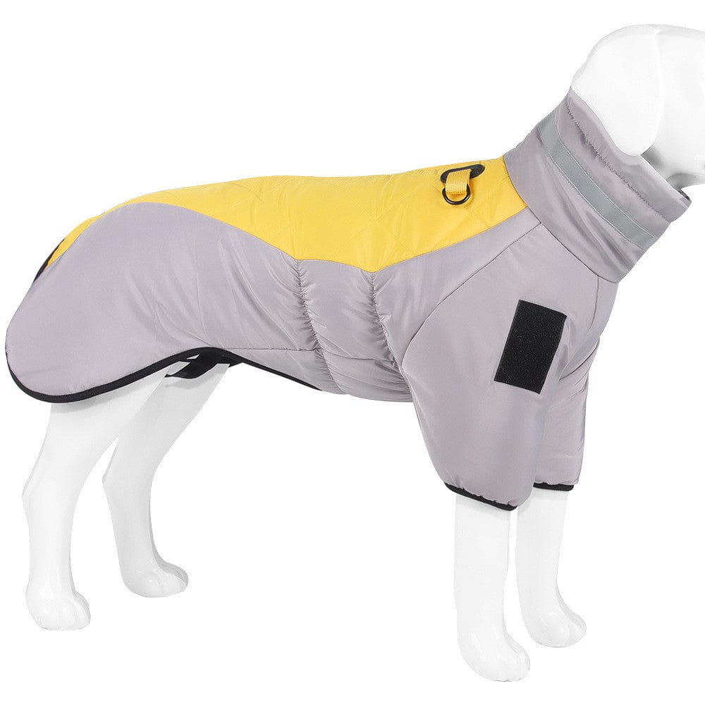 Dogs and Cats Boutique 5 Grey yellow / 2XL Reflective Dog Winter Jacket