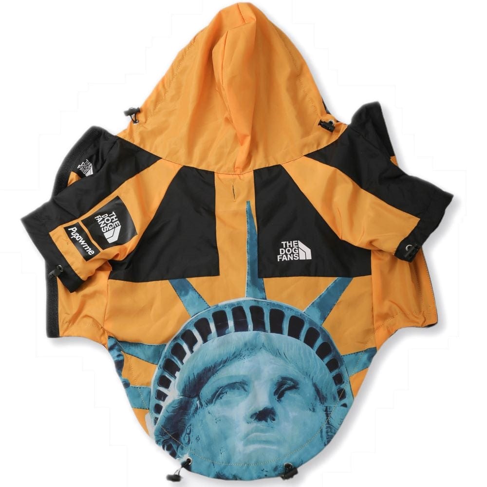 Dogs and Cats Boutique 5 Yellow Statue / S Windproof And Rainproof Dog Pet Shell Jacket (To Get Done)