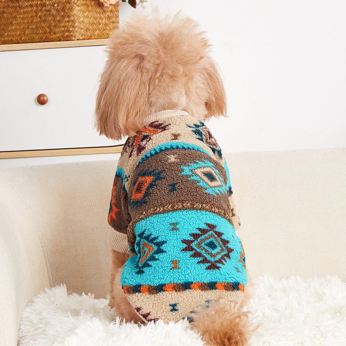 Dogs and Cats Boutique 6 Aztec Print Dog Sweater