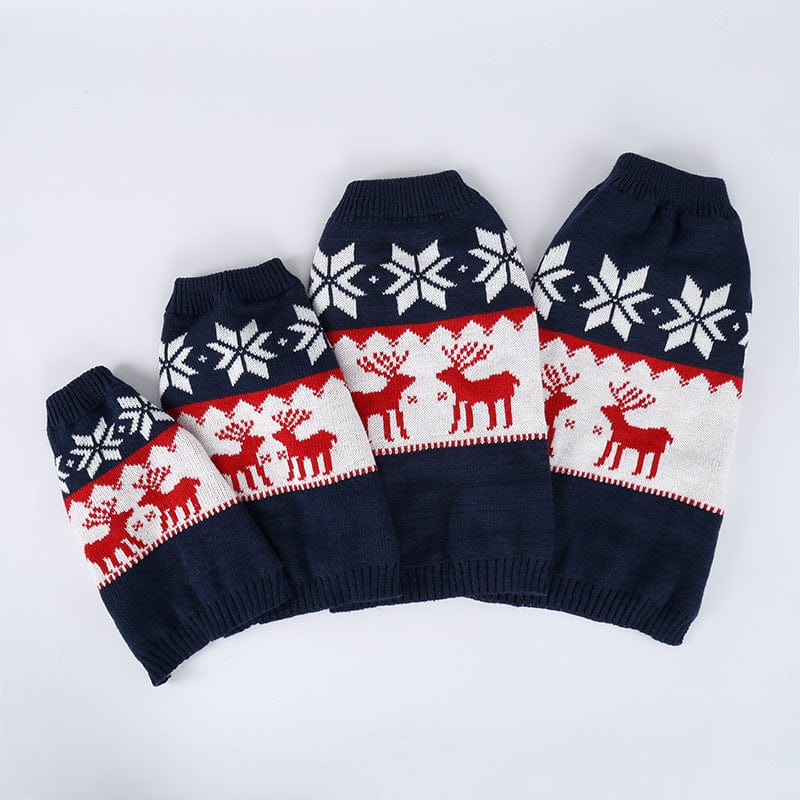 Dogs and Cats Boutique 6 Fashion Personalized Christmas Dog Knitted Sweater (To Get Done)