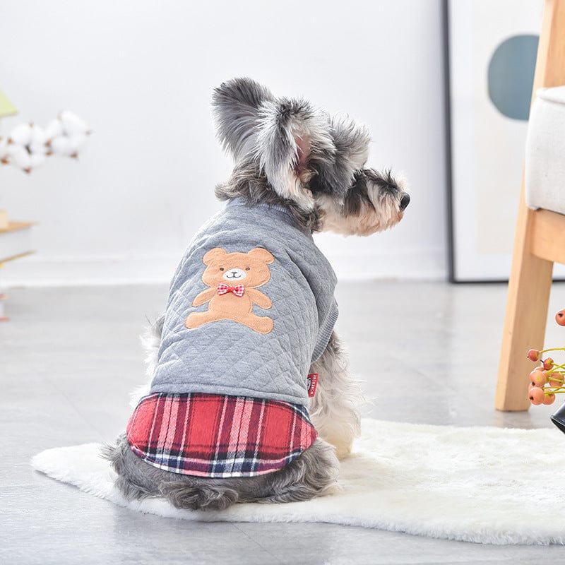 Dogs and Cats Boutique 6 Grey / XS Grr And Purr Two-legged Dog Sweater