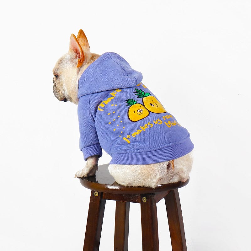 Dogs and Cats Boutique 6 Winter Cartoon Printed Plush Pet Hoodie (To Get Done)