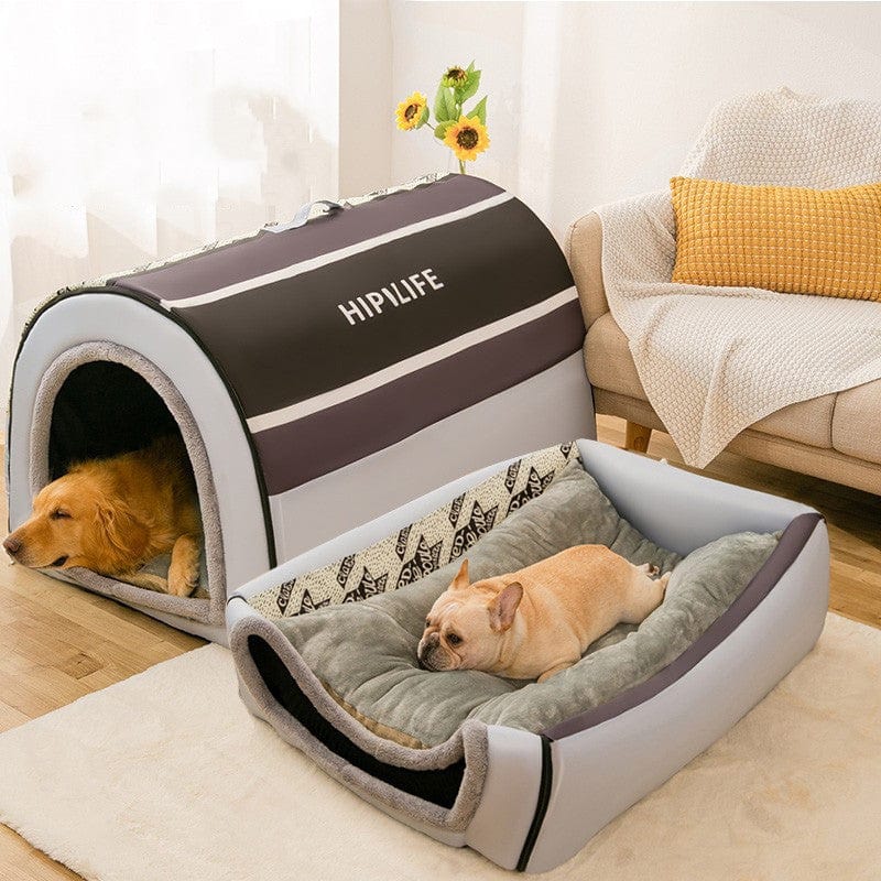 Dogs and Cats Boutique 9 Grey / M Warm Dog House For Medium And Large Dogs In Autumn And Winter (To Get Done)