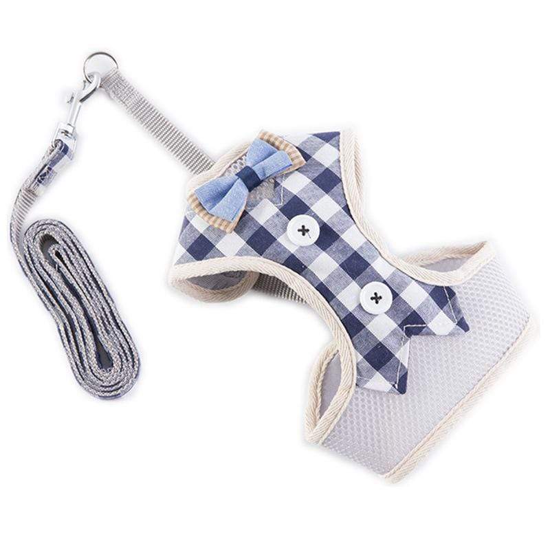 Dogs and Cats Boutique 11 Plaid Soft Mesh Dog Harness