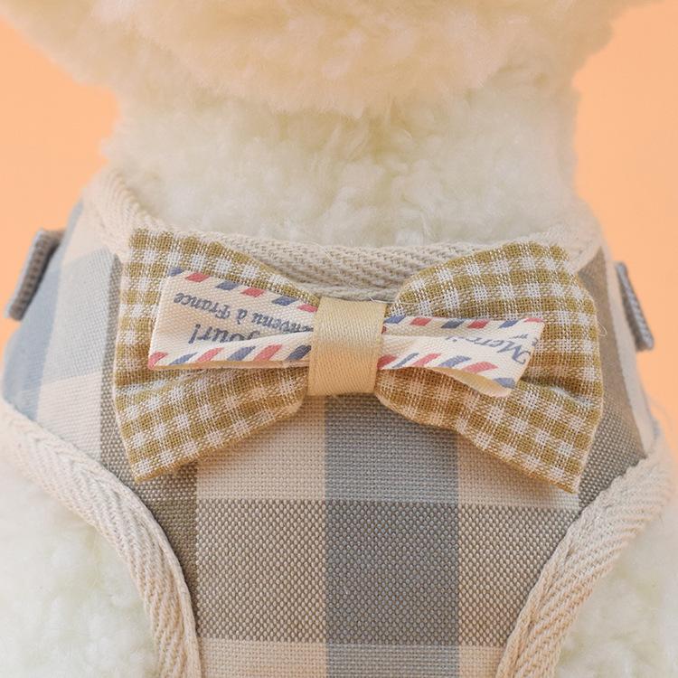 Dogs and Cats Boutique 11 Plaid Soft Mesh Dog Harness