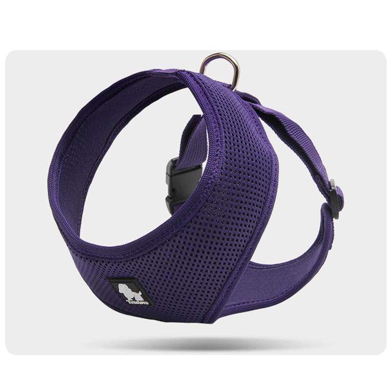 Dogs and Cats Boutique 11 Purple / M Breathable Dog Adjustable Harness