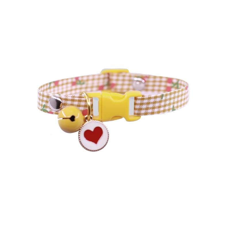 Dogs and Cats Boutique 12 Buckle Closure Cat Bell Collar