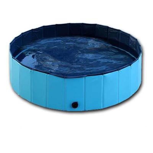 Dogs and Cats Boutique 14 Blue / XS Foldable Pet Dog Swimming Pool Shower Bath Pool