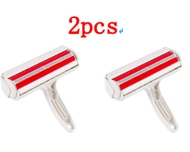 Dogs and Cats Boutique 14 Red 2pcs Roller Pet Hair Remover Cleaning Brush