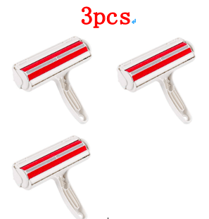 Dogs and Cats Boutique 14 Red 3pcs Roller Pet Hair Remover Cleaning Brush