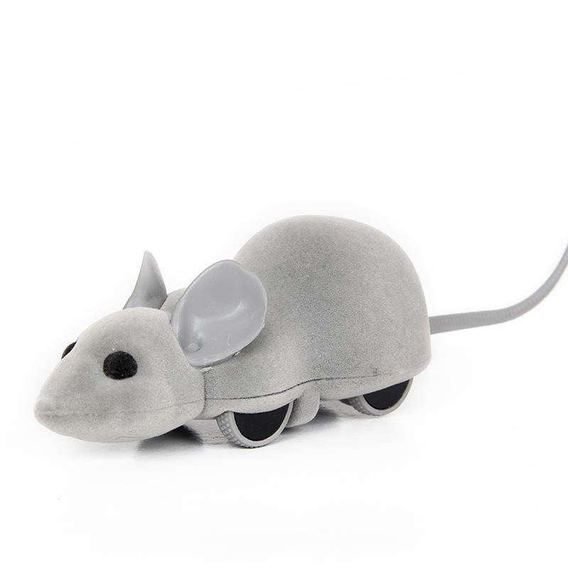 Dogs and Cats Boutique 15 Grey Electric Remote Control Mouse