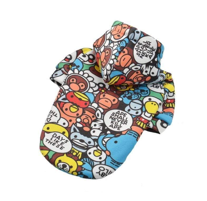 Dogs and Cats Boutique 2 Cartoon Printed Dog Hoodie