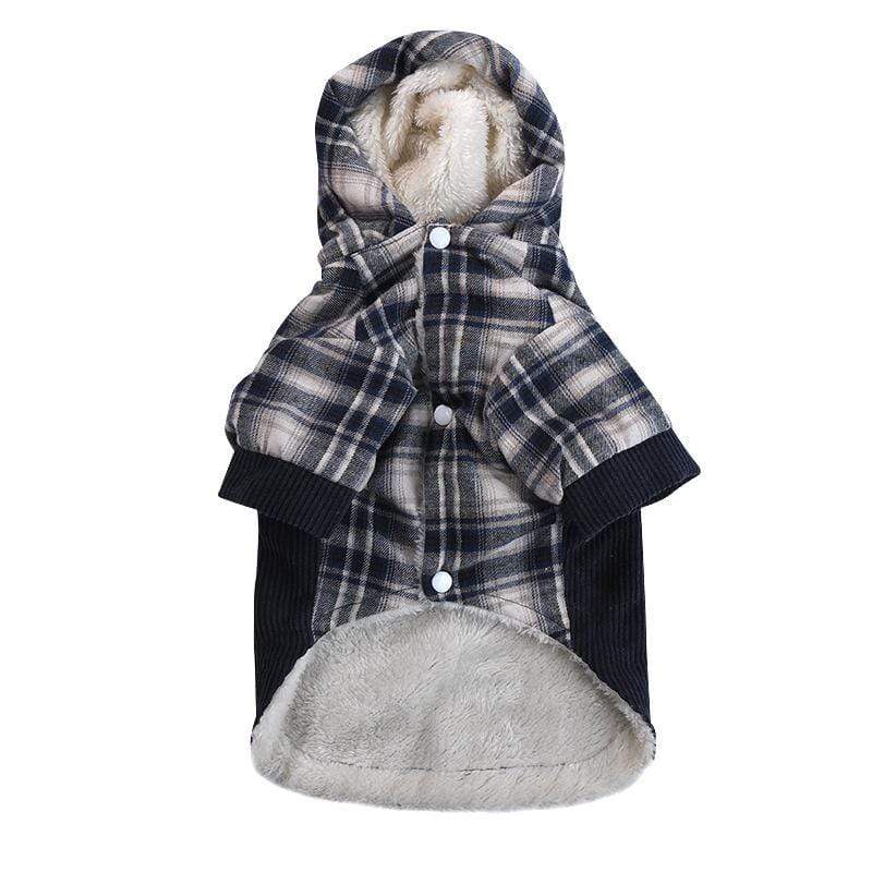 Dogs and Cats Boutique 2 Teddy Plaid Dog Cashmere Coat