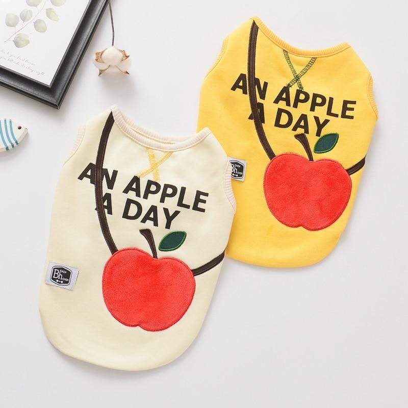 Dogs and Cats Boutique 3 An Apple A Day Vest