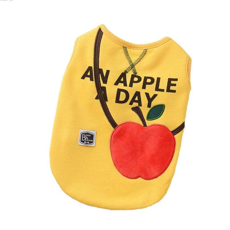 Dogs and Cats Boutique 3 An Apple A Day Vest