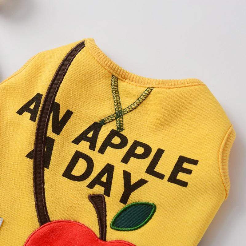 Dogs and Cats Boutique 3 An Apple A Day Vest