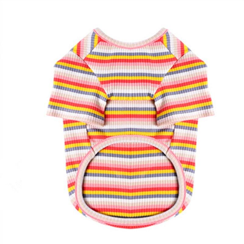 Dogs and Cats Boutique 3 Breathable Striped T-Shirt