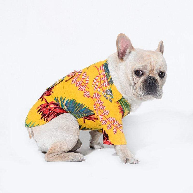 Dogs and Cats Boutique 3 Printed Hawaiian Dog Shirt