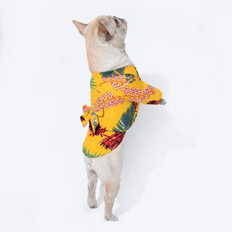 Dogs and Cats Boutique 3 Printed Hawaiian Dog Shirt