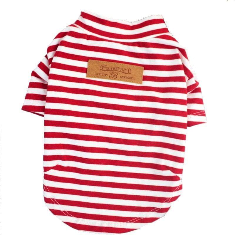 Dogs and Cats Boutique 3 Puppy's Striped Shirts