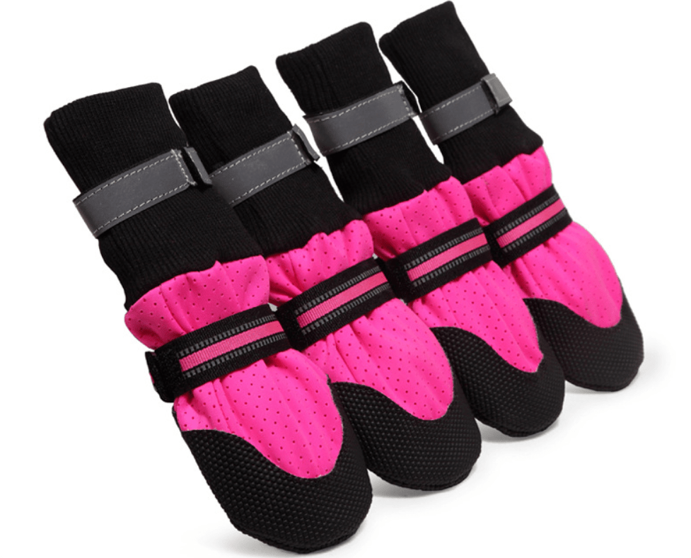 Dogs and Cats Boutique 4 RosePink / M Pet Dog Shoes Anti-slip Snow Pet Boots