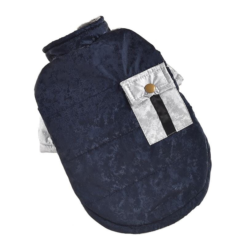 Dogs and Cats Boutique 5 Blue / XS Chest Pocket Windproof Dog Coat