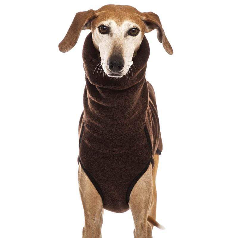 Dogs and Cats Boutique 5 Brown / L Winter High Collar Dog Sweater