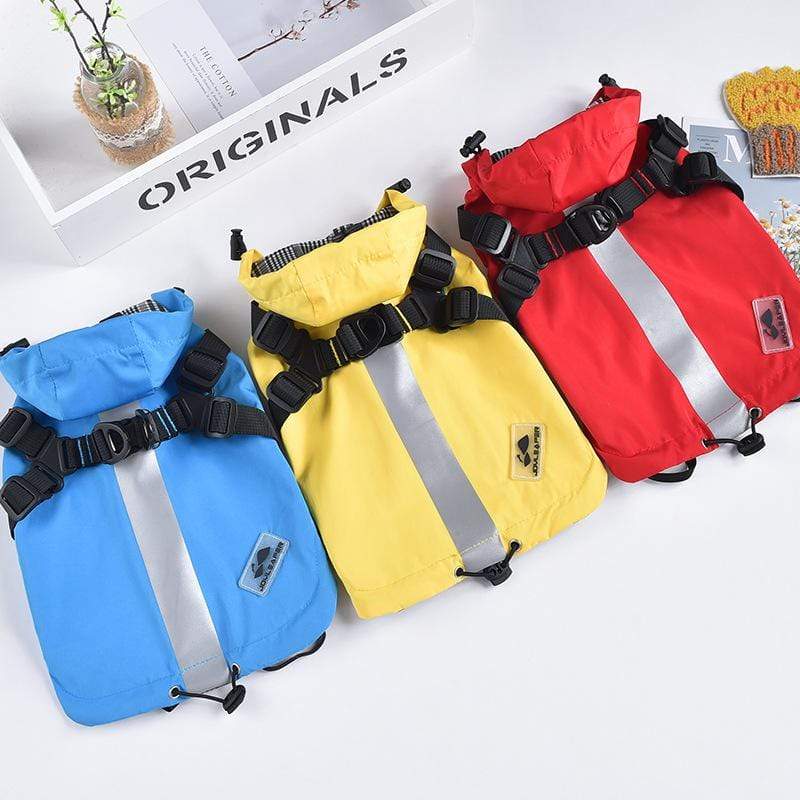 Dogs and Cats Boutique 5 Buckle Straps Waterproof Windbreaker Dog Jacket