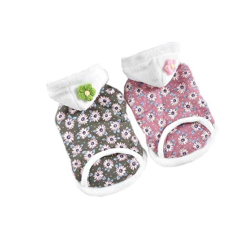 Dogs and Cats Boutique 5 Daisy Flower Two-legged Dog Coat