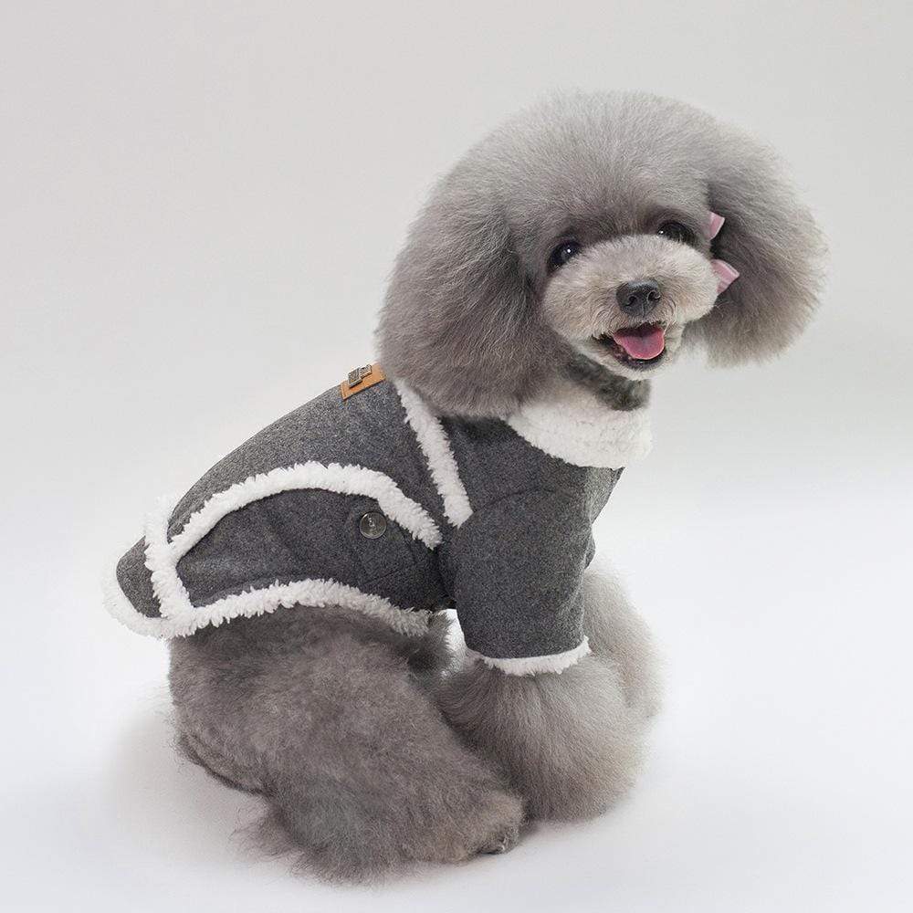 Dogs and Cats Boutique 5 Dark grey / L French Bulldog Thick Warm Dog Jacket