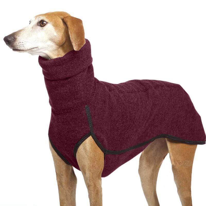 Dogs and Cats Boutique 5 Dark Red / M Winter High Collar Dog Sweater